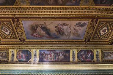iç Ayrıntılar Louvre Müzesi, Paris, Fransa