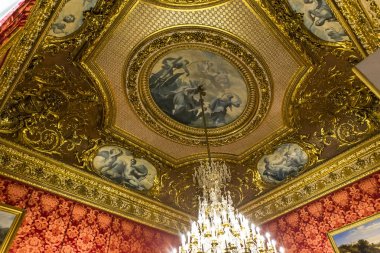 iç Ayrıntılar Louvre Müzesi, Paris, Fransa