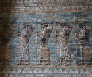 iç Ayrıntılar Louvre Müzesi, Paris, Fransa