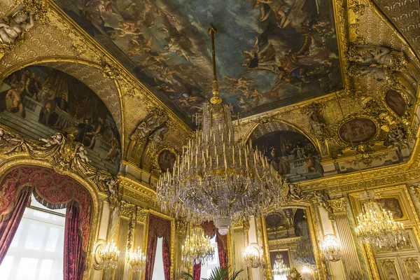 iç Ayrıntılar Louvre Müzesi, Paris, Fransa