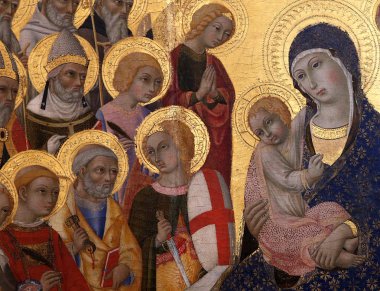 iç mekanlar ve dekorlar Siena katedralinin, Siena, İtalya