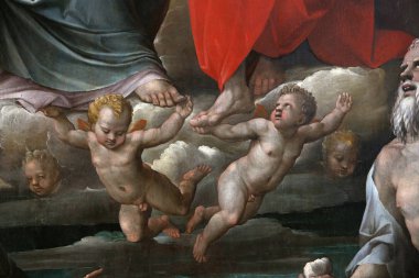 iç mekanlar ve dekorlar Siena katedralinin, Siena, İtalya