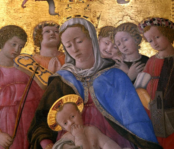 Interiør og dekorer i Siena-katedralen, Siena, Italia – stockfoto