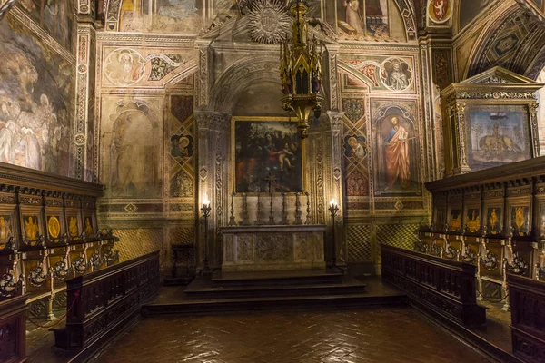 Intérieurs et détails de Palazzo Pubblico, Sienne, Italie — Photo