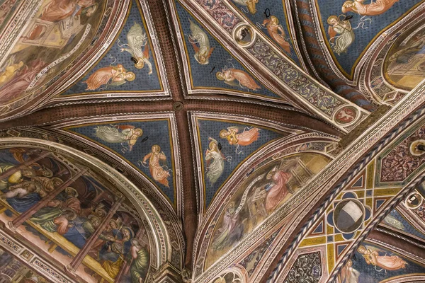 Interiéry a podrobnosti o Palazzo Pubblico, Siena, Itálie — Stock fotografie