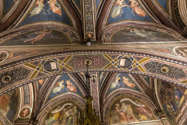 Interiores e detalhes do Palazzo Pubblico, Siena, Itália — Fotografia de Stock