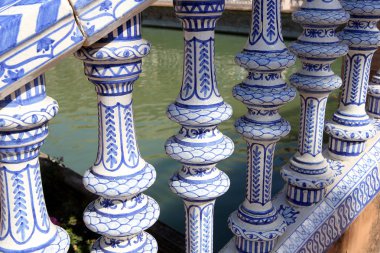 Plaza de espana, Sevilla, Endülüs, İspanya