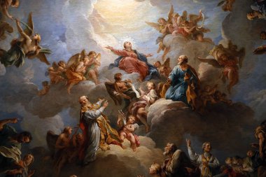 iç saint Sulpice Kilisesi, Paris, Fransa