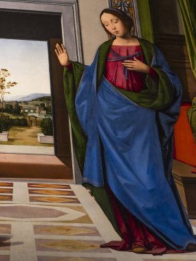 iç mekanlar ve ayrıntılarını Volterra Katedrali, Volterra, İtalya