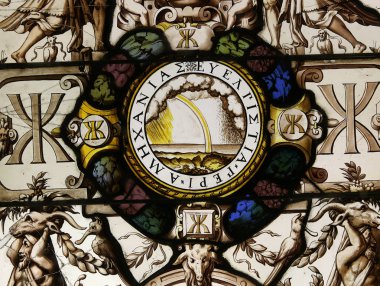 Vitray Ecouen Kalesi'nde, Ecouen, Fransa