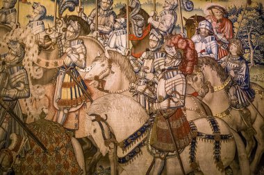 Ortaçağ Goblen Ecouen Kalesi, Ecouen, Fransa