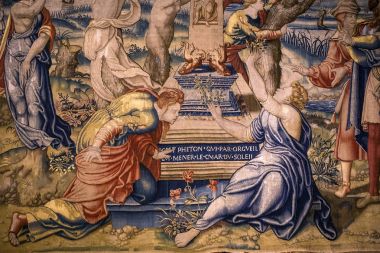 Ortaçağ Goblen Ecouen Kalesi, Ecouen, Fransa