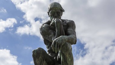 Rodin musem, Paris, Fransa, bahçelerinde
