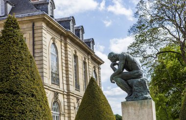Rodin musem, Paris, Fransa, bahçelerinde
