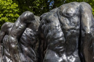 Rodin musem, Paris, Fransa, bahçelerinde