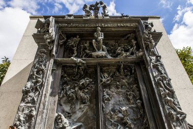 Rodin musem, Paris, Fransa, bahçelerinde