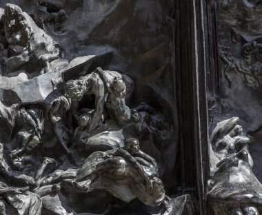 Rodin musem, Paris, Fransa, bahçelerinde