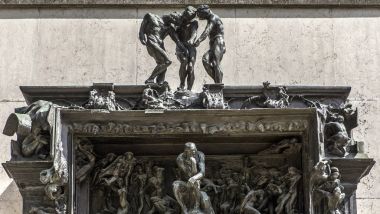Rodin musem, Paris, Fransa, bahçelerinde