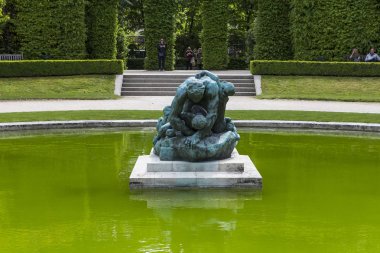 Rodin musem, Paris, Fransa, bahçelerinde