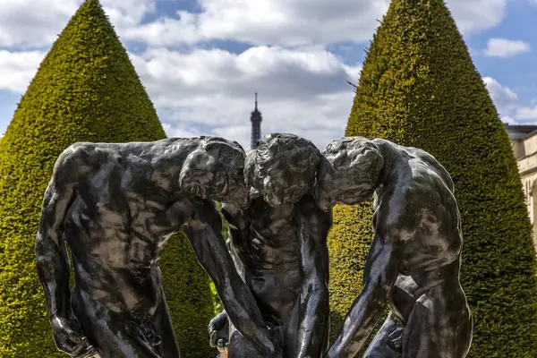 Rodin musem, Paris, Fransa, bahçelerinde — Stok fotoğraf