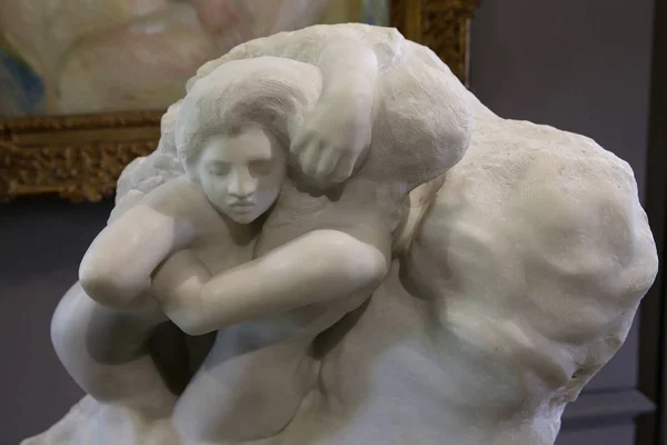 Wnętrza i szczegóły Rodin musem, Paryż, Francja — Zdjęcie stockowe