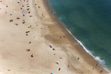 El sitio Nazare Beach, Portekiz'den