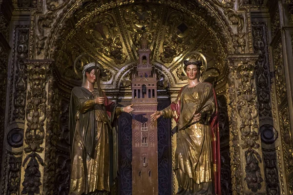 El Salvadorin kirkko, Sevilla, Andalusia, Espanja — kuvapankkivalokuva