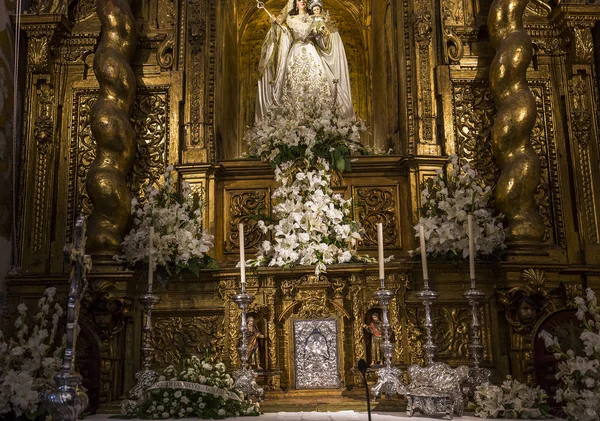 Santa Maria la blanca templom, Sevilla, Spanyolország — Stock Fotó