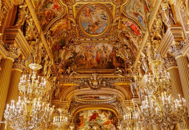 Palais Garnier'e, Paris Opera, iç ve Ayrıntılar