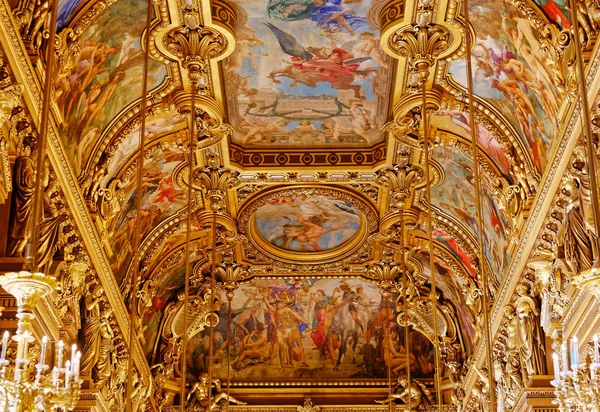 The Palais Garnier, Opera of Paris, interiors and details — Stock Photo, Image