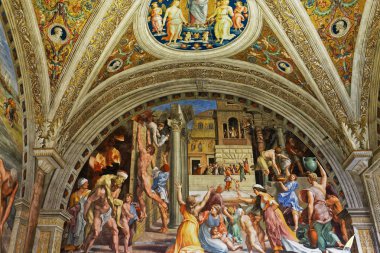 Raphael Odaları, Vatikan Müzesi, Vatikan iç