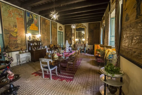 Interiores de Palácio de las duenas, Sevilha, Andaluzia, Espanha — Fotografia de Stock