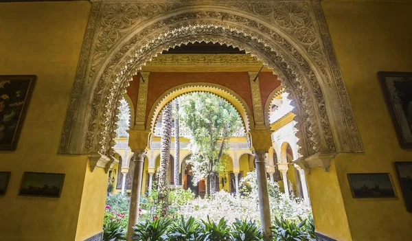 Seville Andalusia Spagna Maggio 2017 Interni Dettagli Del Palacio Las — Foto Stock