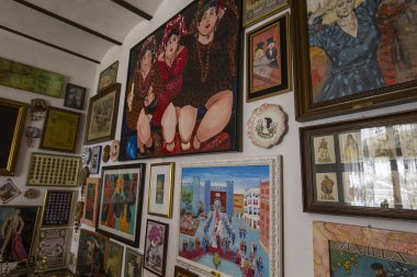 Seville, Endülüs, İspanya, 24 Mayıs 2017: iç ve ayrıntılarını Palacio de las duenas, 24 Mayıs 2017 Seville, andalusia, İspanya