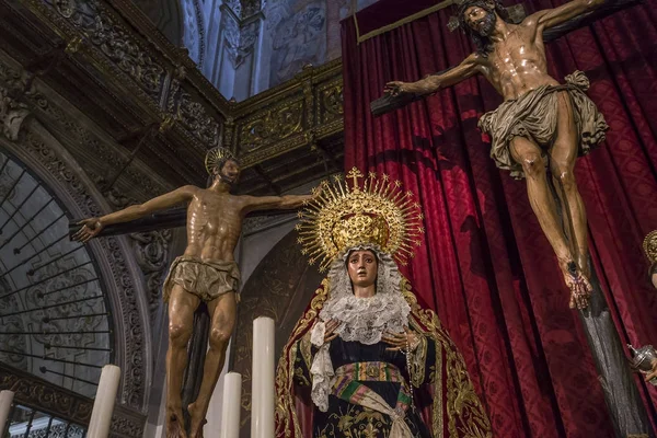 Santa Maria Magdalena Kirche, Sevilla, Andalusien, Spanien — Stockfoto