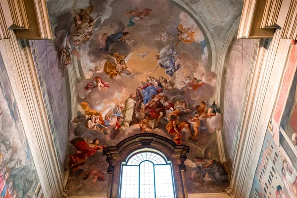 Interiores de la capilla de Brancacci, Florencia, Italia — Foto de Stock