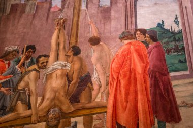 iç Brancacci Chapel, Florence, İtalya