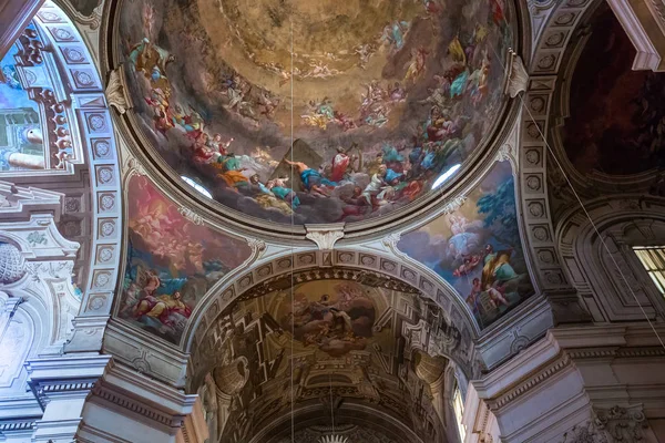 Innenräume der Brancacci-Kapelle, Florenz, Italien — Stockfoto