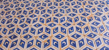 Siena, İtalya, 11 Haziran 2016: mimari detais Piccolomini Kütüphane, Siena Katedrali, 11 Haziran 2016 Siena, İtalya