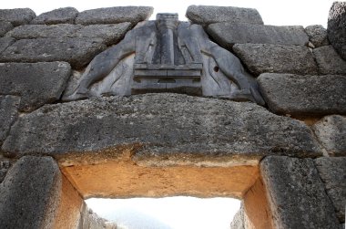 Mikines, Yunanistan, 10 Eylül 2017: Harabeleri, Mycenae şehir, 10 Eylül 2017 Mikenes, peloponnese, Yunanistan