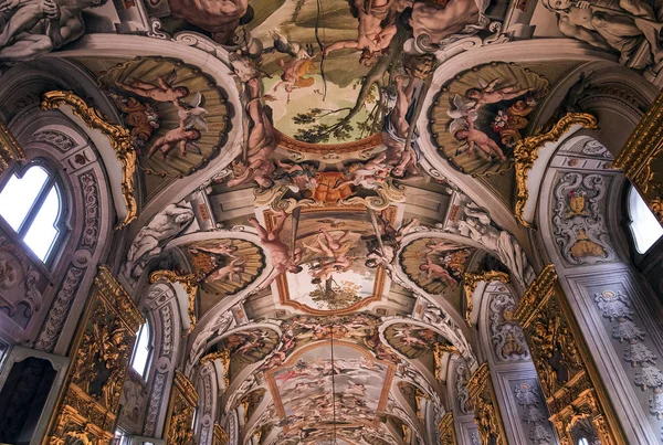 Roma Giugno 2015 Interni Dettagli Architettonici Della Galleria Doria Pamphilj — Foto Stock