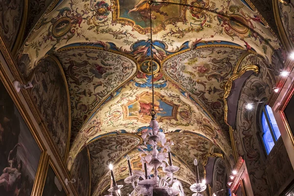 Rome Italy June 2015 Interiors Architectural Details Doria Pamphilj Gallery — Stock Photo, Image