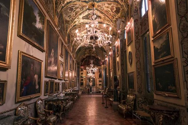 Roma Itália Junho 2015 Interiores Detalhes Arquitetônicos Galeria Doria Pamphilj — Fotografia de Stock