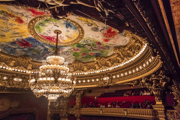 Paříž Francie Prosince Interiérový Pohled Operu Paris Palais Garnier Pařížská — Stock fotografie