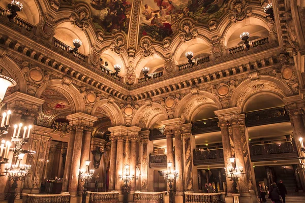 Paris França Dezembro Vista Interior Ópera Paris Palais Garnier Ópera — Fotografia de Stock