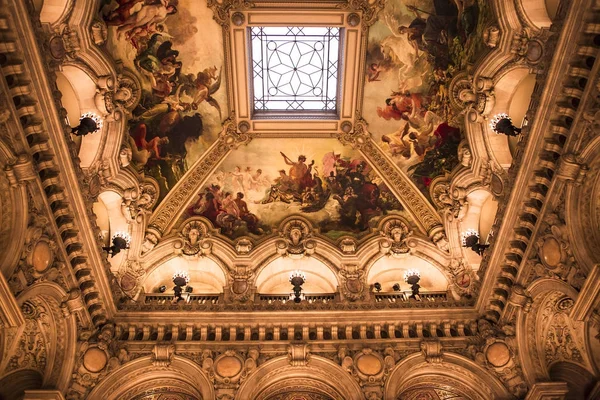 Paris Fransa Aralik Aralik Palais Garnier Paris Operası Nın Manzarası — Stok fotoğraf