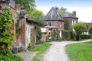 Gerberoy Köyü Fransa eski evleri
