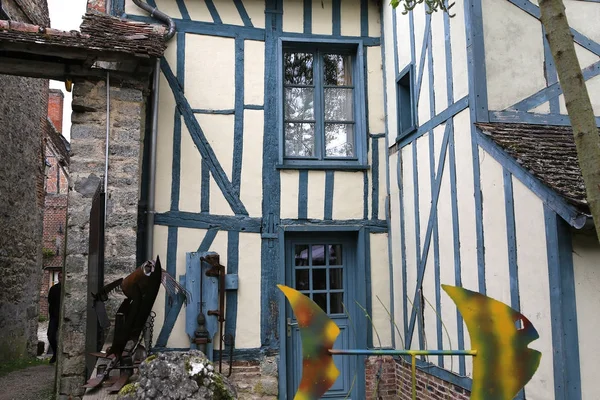 Vieilles maisons du village Gerberoy France — Photo