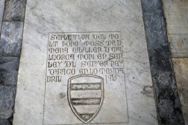 Pisa, İtalya, 06 Haziran 2016: iç ve mimari detaylarını Camposanto, 06 Haziran 2016 Pisa, İtalya
