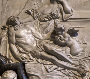 Pisa, İtalya, 06 Haziran 2016: iç mekanlar ve mimari detaylar Pisa Katedrali, 06 Haziran 2016 Pisa, İtalya